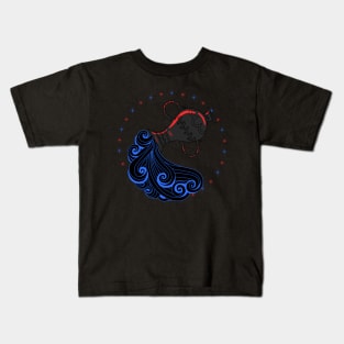 In the sign of Aquarius Kids T-Shirt